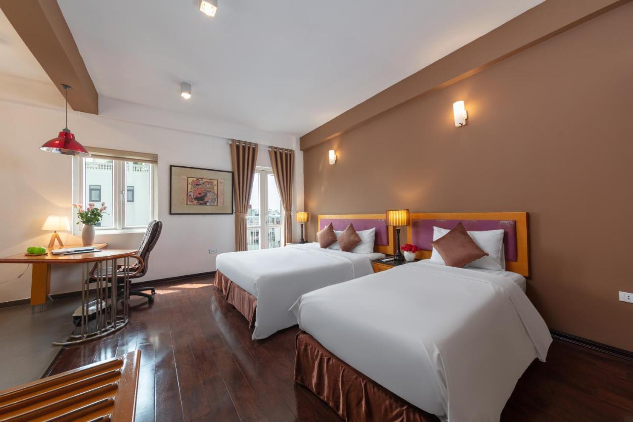 Golden Sunshine Villa Hotel And Travel 하노이 외부 사진