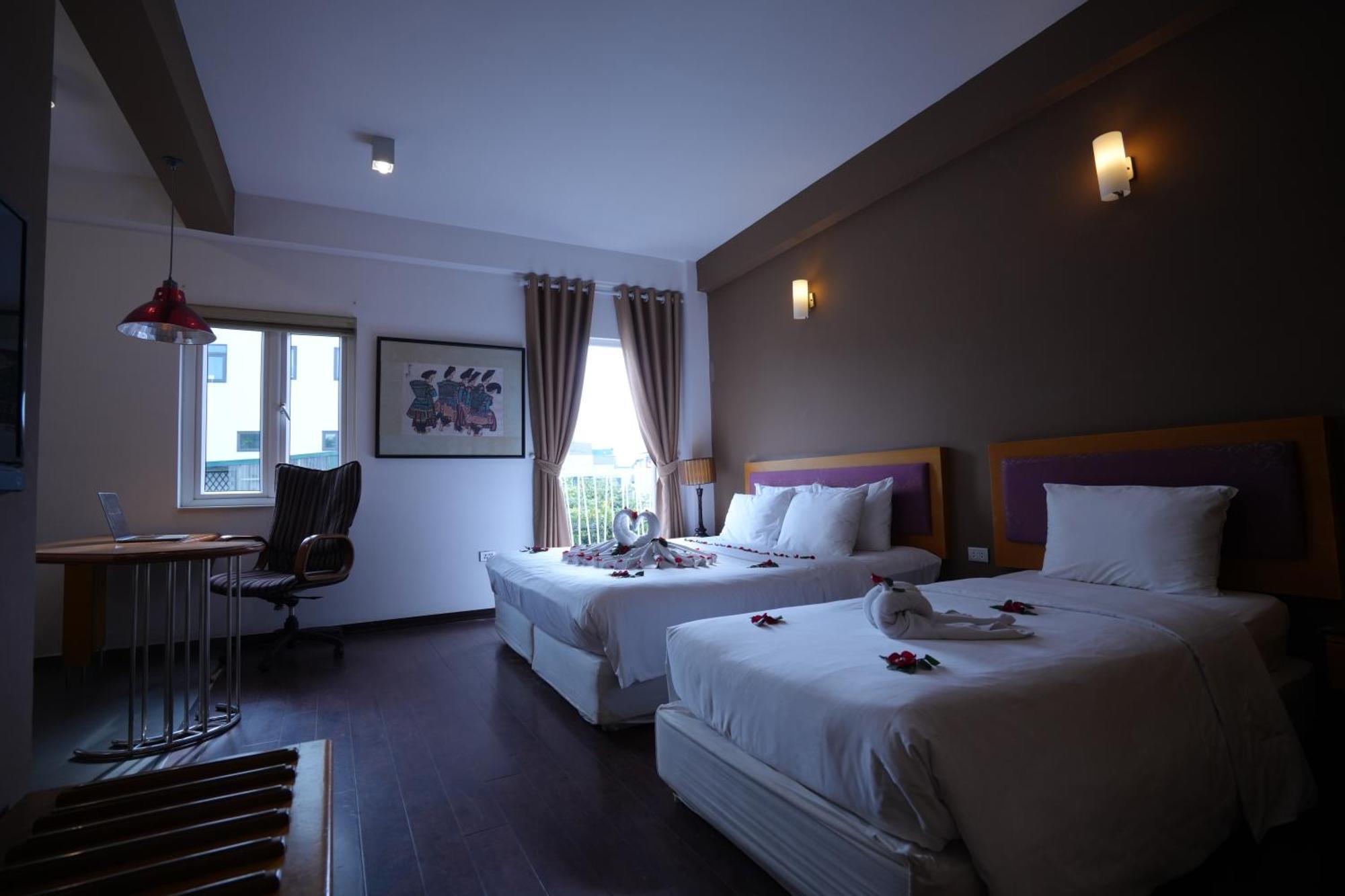 Golden Sunshine Villa Hotel And Travel 하노이 외부 사진