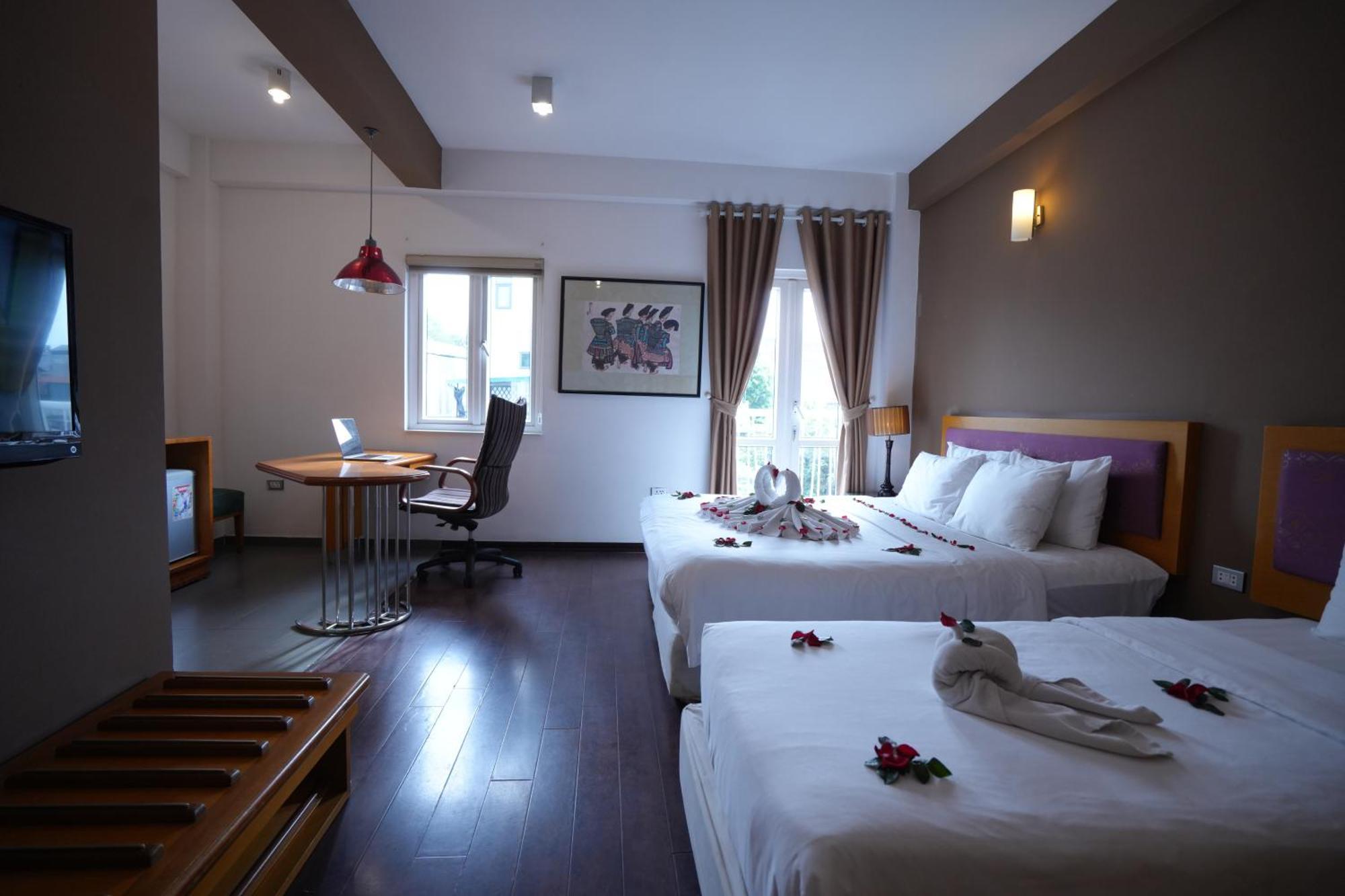 Golden Sunshine Villa Hotel And Travel 하노이 외부 사진